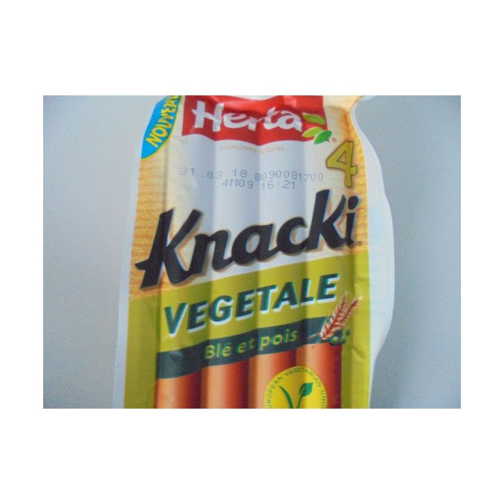 KNACKI VEGETALE 140 GR