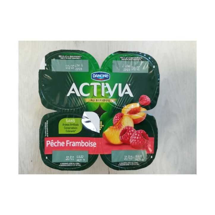 ACTIVIA PECHE FRAMB 500G