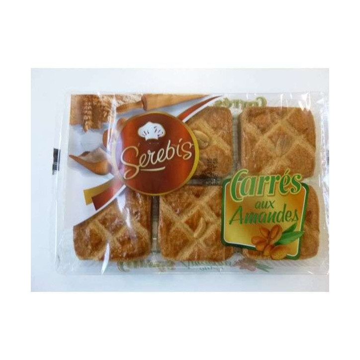 CARRES AUX AMANDES 280 GR