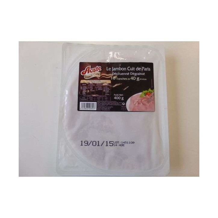 JAMBON CUIT DE PARIS 400 GR