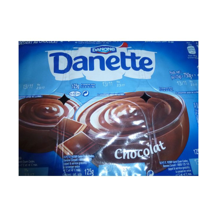 DANETTE CHOCOLAT 750 G 