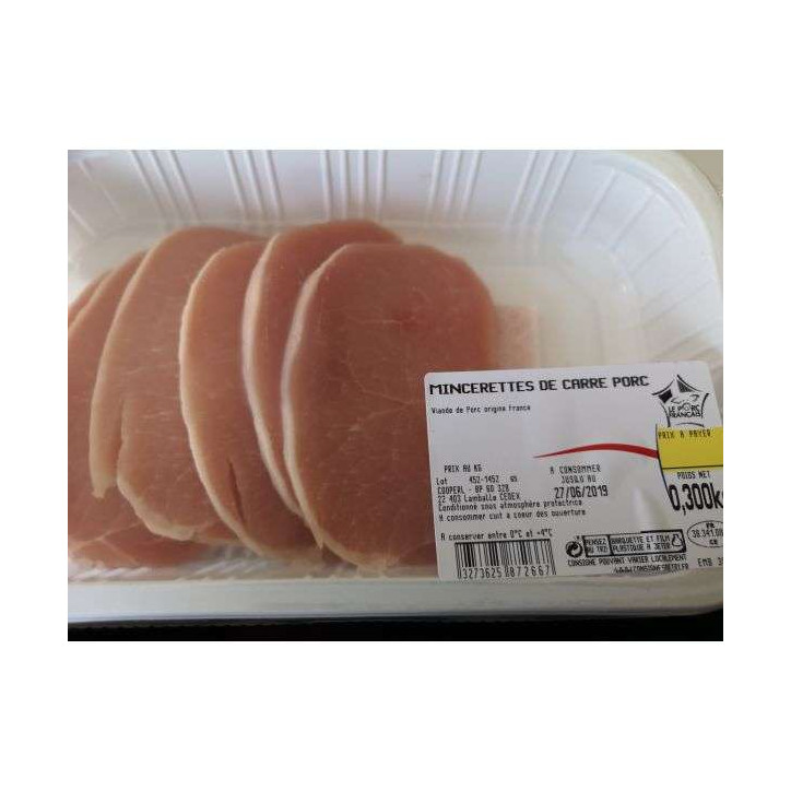 MINCERETTES DE PORC 300 GRS 