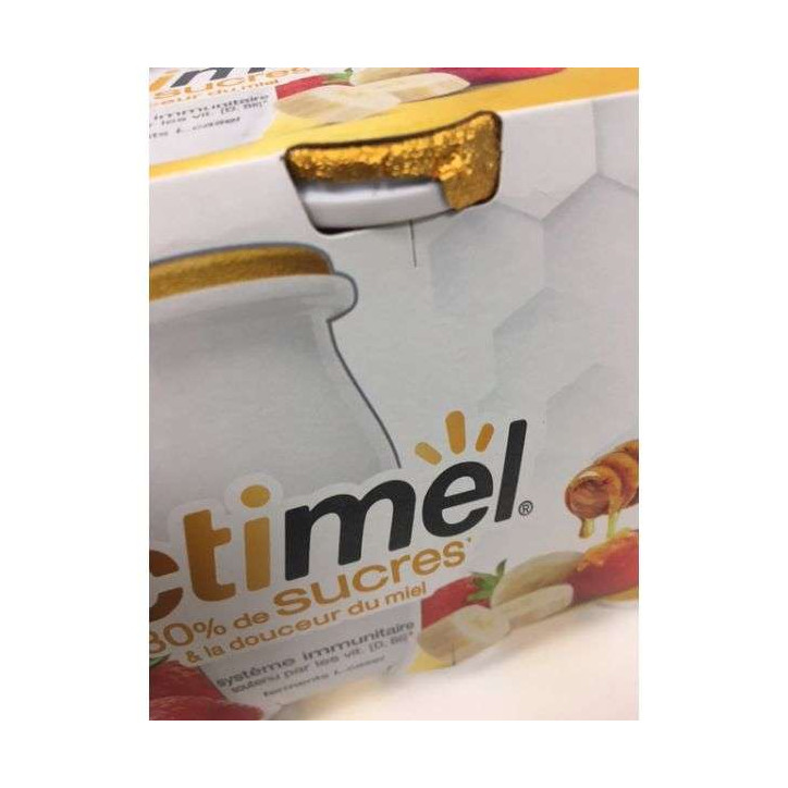 ACTIMEL FRAISE BANANE X10
