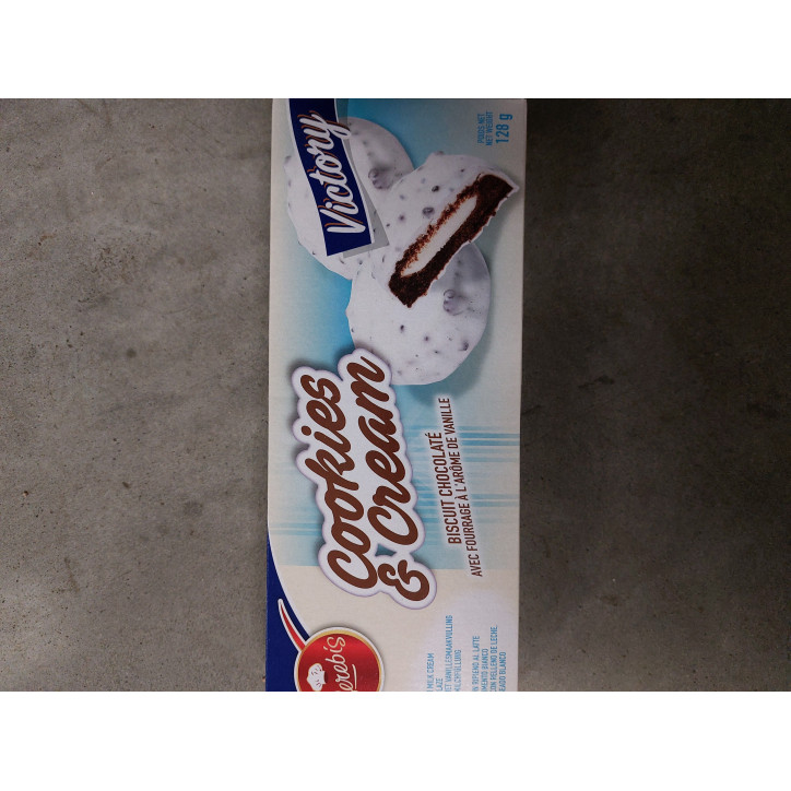 COOKIES CHOCOLAT VANILLE 128G