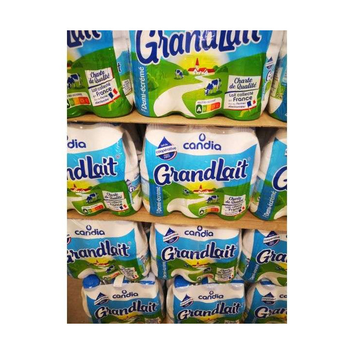 GRAND LAIT CANDIA PACK 6 X 1 L