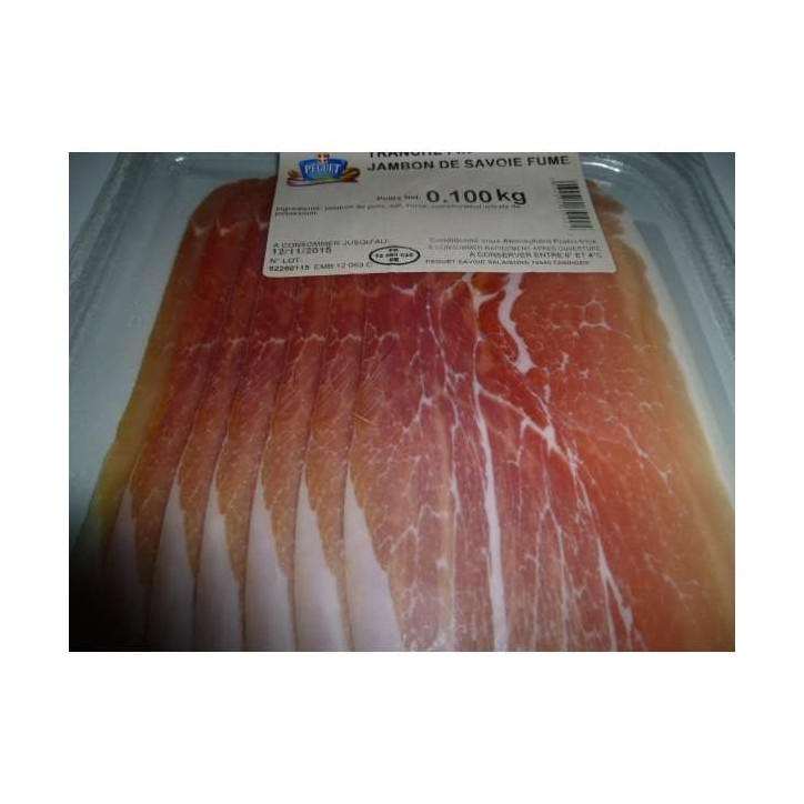 JAMBON DE SAVOIE FUME 100 GR