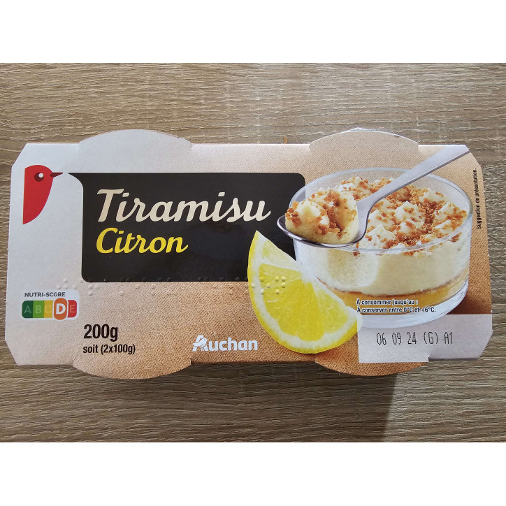 TIRAMISU CITRON 200GRS 