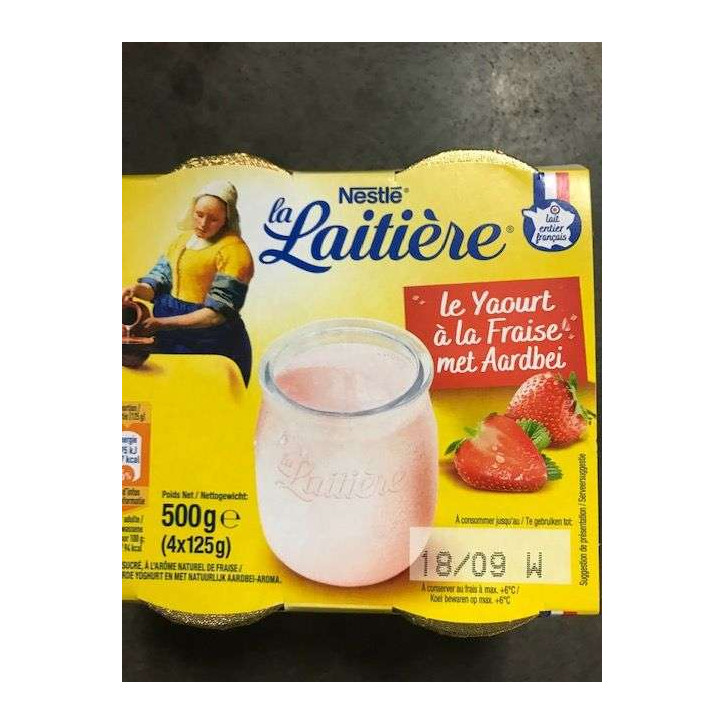 LA LAITIERE FRAISE X 4