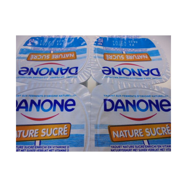 DANONE NATURE SUCRE X 4