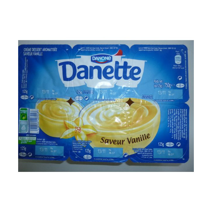 DANETTE VANILLE 750 G