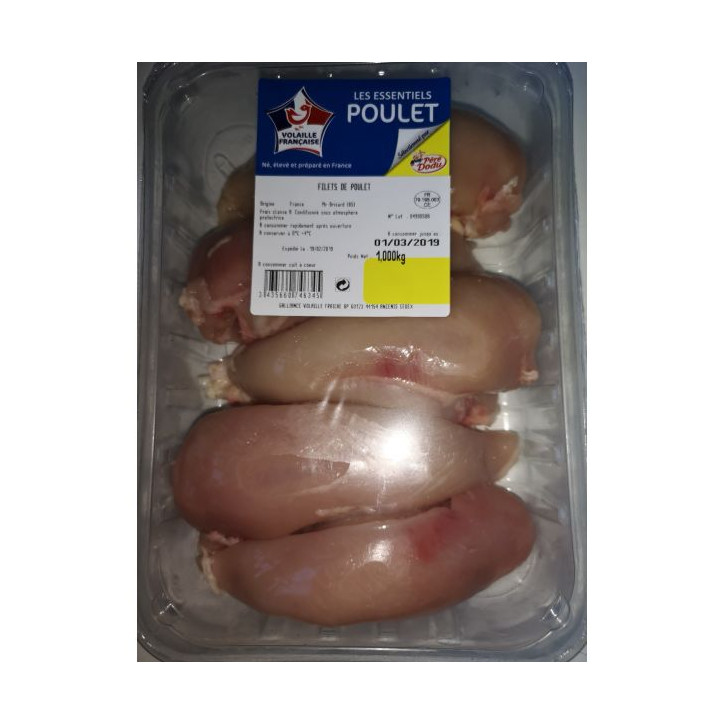 FILETS DE POULET PERE DODU 1KG 