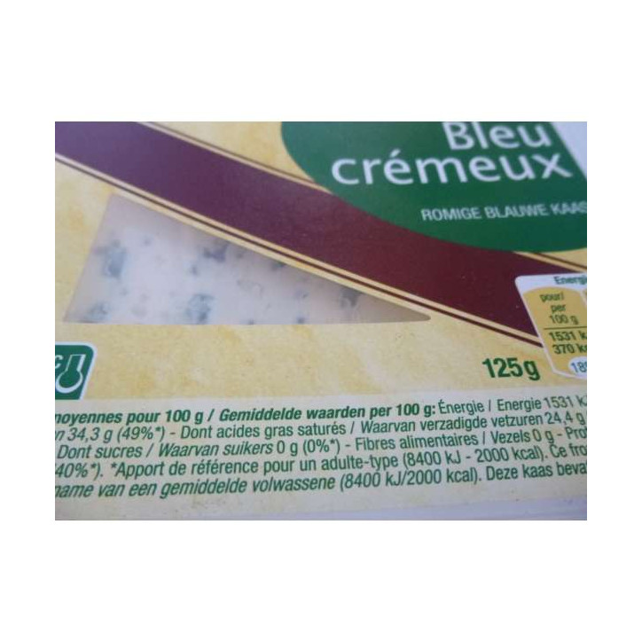 BLEU FONDANT 125 GR