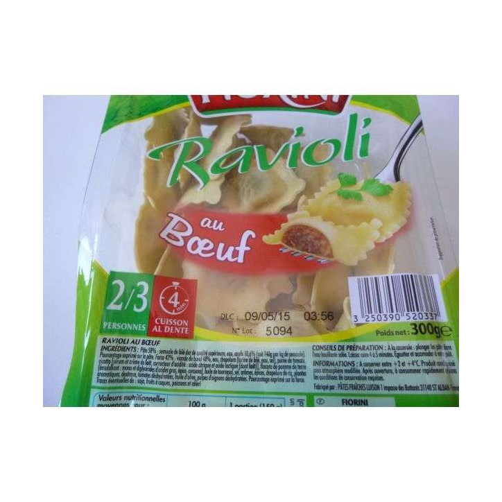 RAVIOLI BOEUF 300 GR