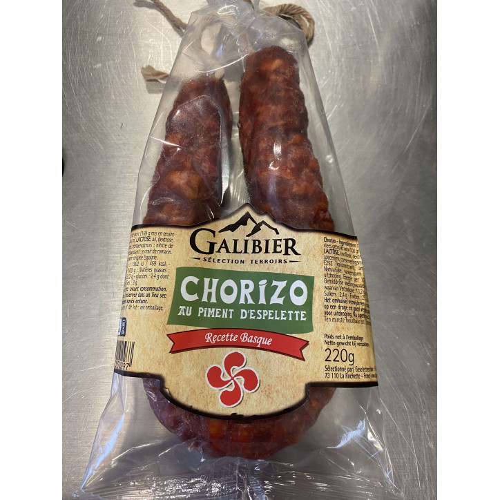 CHORIZO AU PIMENT D'ESPELETTE 220G