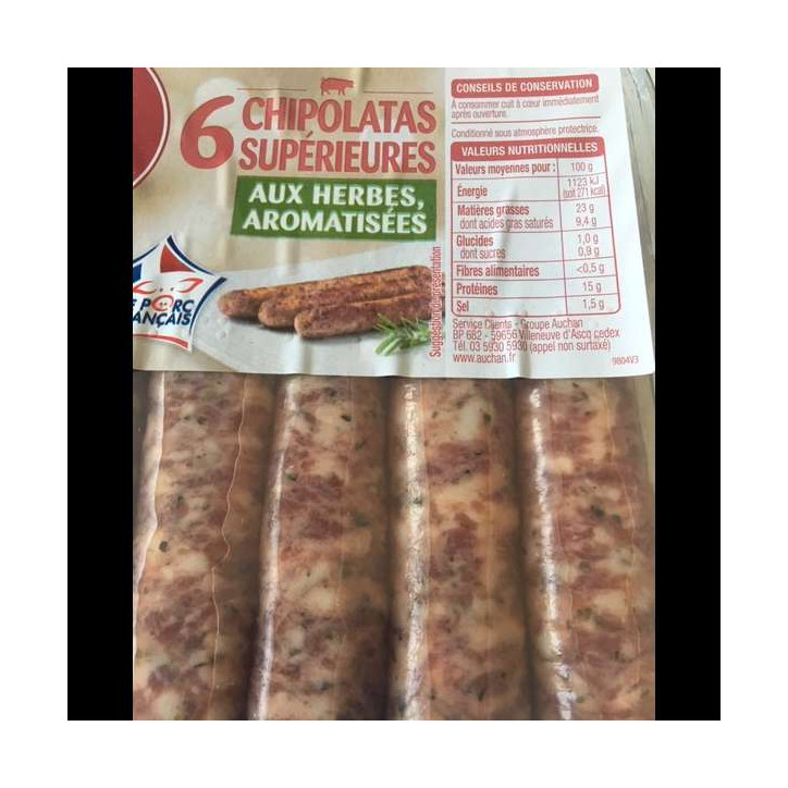 CHIPOLATAS HERBES 330 GR