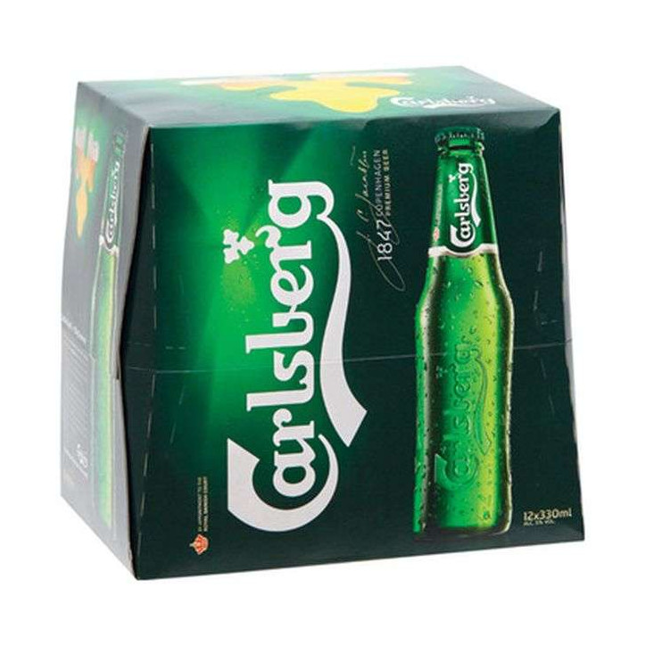 CARLSBERG CANETTES 6 X 33 CL