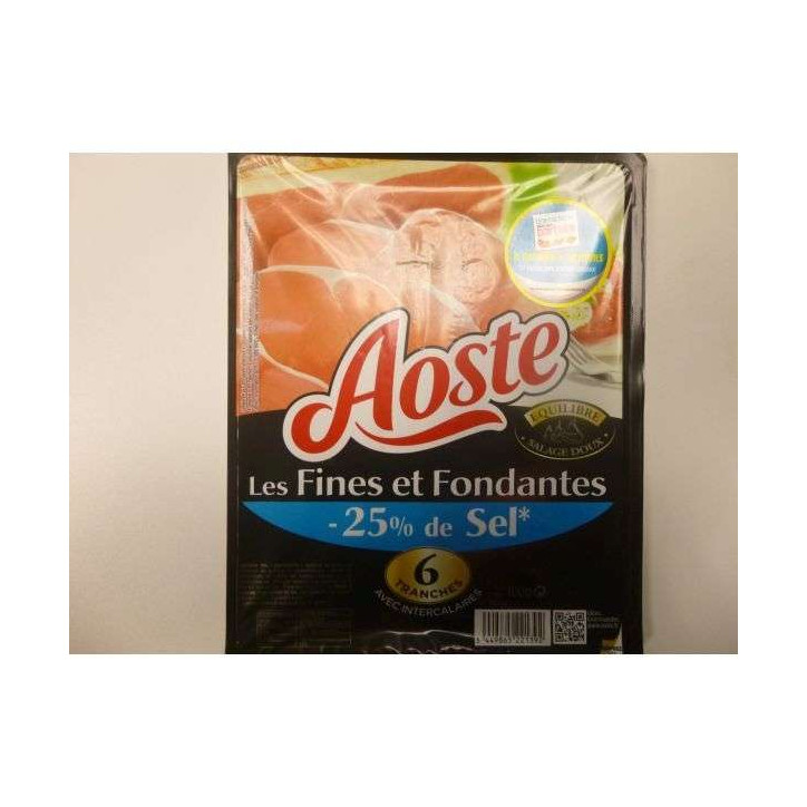 AOSTE F F  - 25 % DE SEL  100 GR