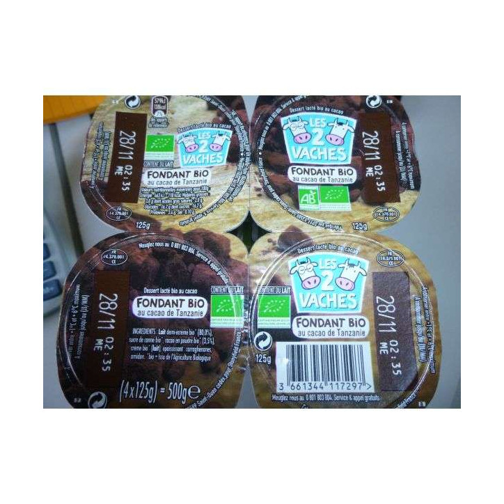 LES 2 VACHES CHOCOLAT 500GRS