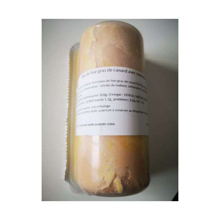 BLOC DE FOIE GRAS MORCEAUX 450 GRS 