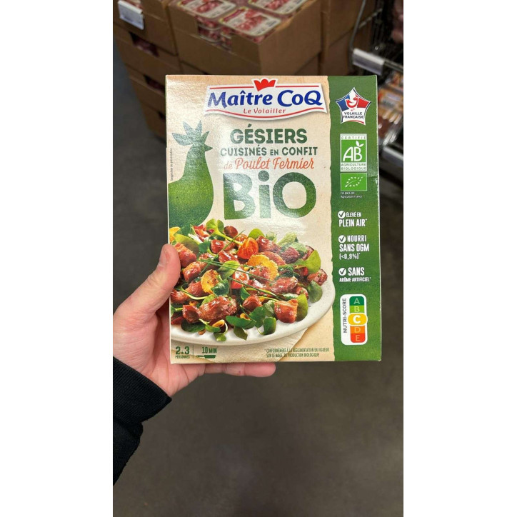 GESIERS POULET BIO 250G
