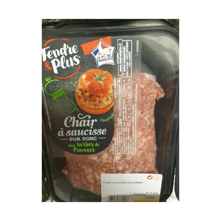 CHAIR A SAUCISSE 500G