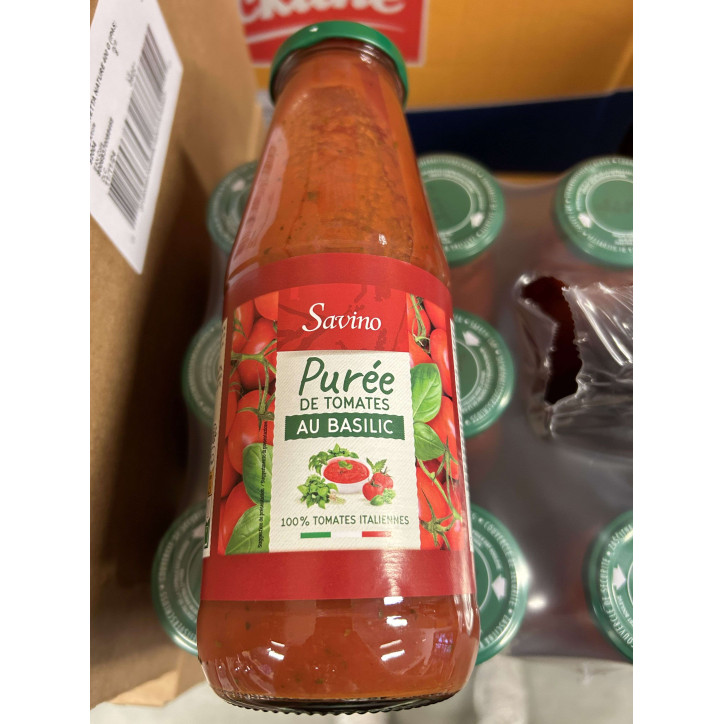 PUREE DE TOMATE BASILIC 690GR