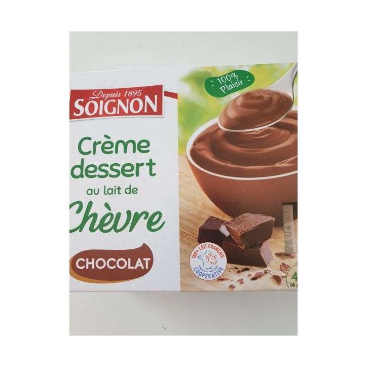 CREME DESSERT CHEVRE CHOCOLAT 400GRS 
