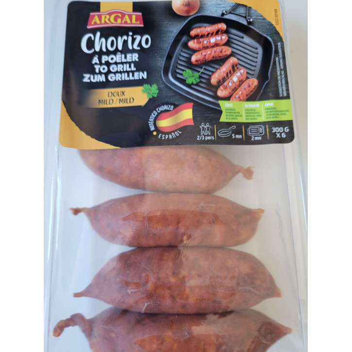 CHORIZO A GRILLER DOUX 300G