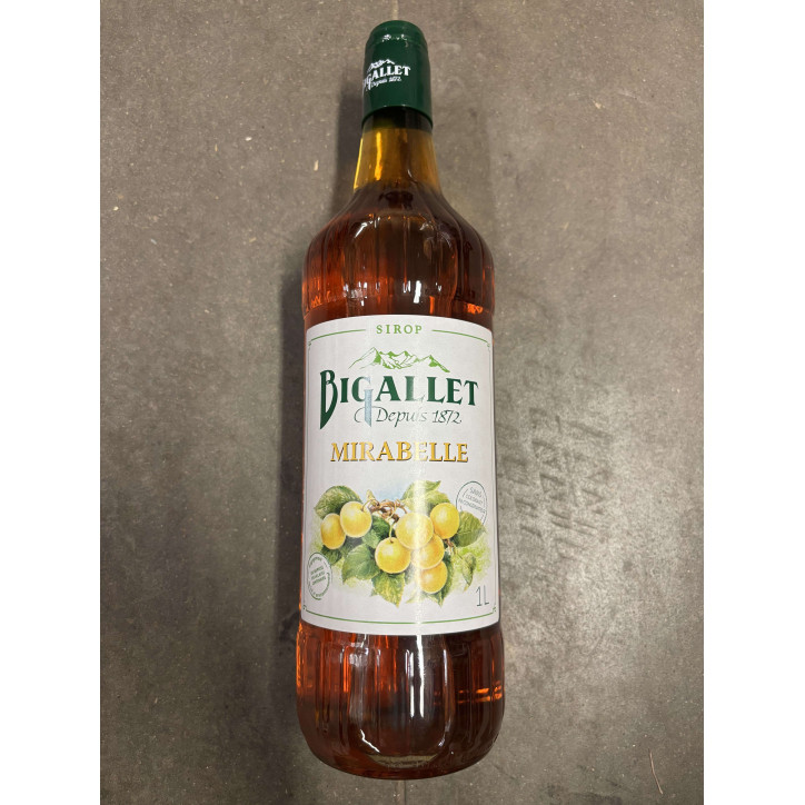 BIGALLET SIROP 1L MIRABELLE