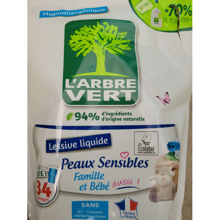 LESSIVE PEAUX SENSIBLES 1.53L