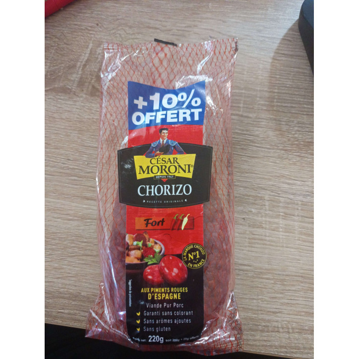CHORIZO + 10 % 220G