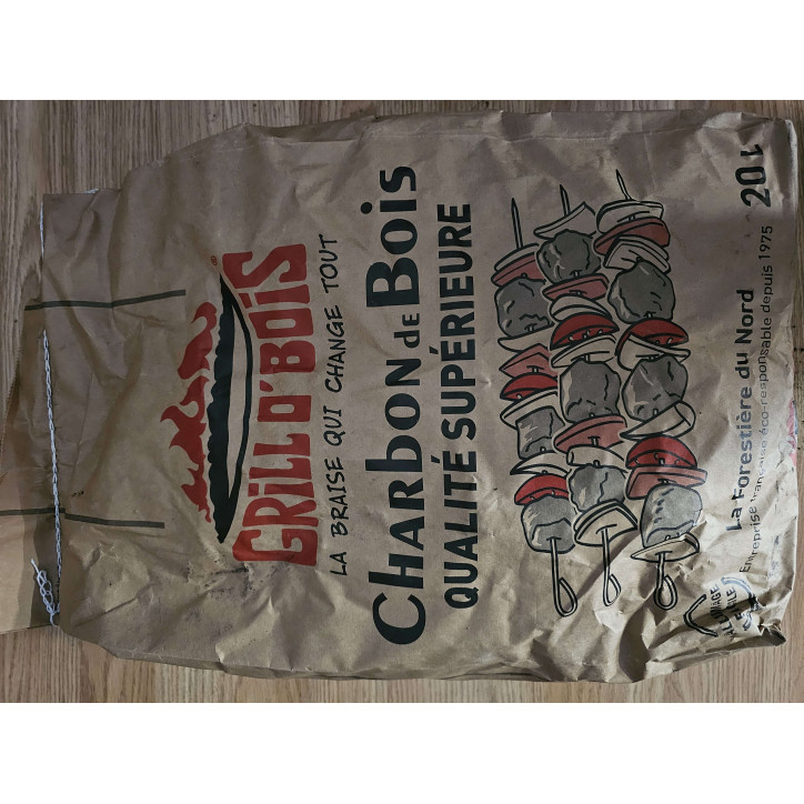 CHARBON DE BOIS 20 L GRILL O BOIS 