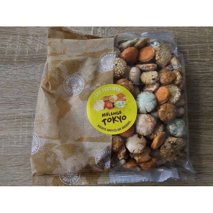 MÉLANGE TOKYO RICE CRACKER PAQUET 300G AGIDRA