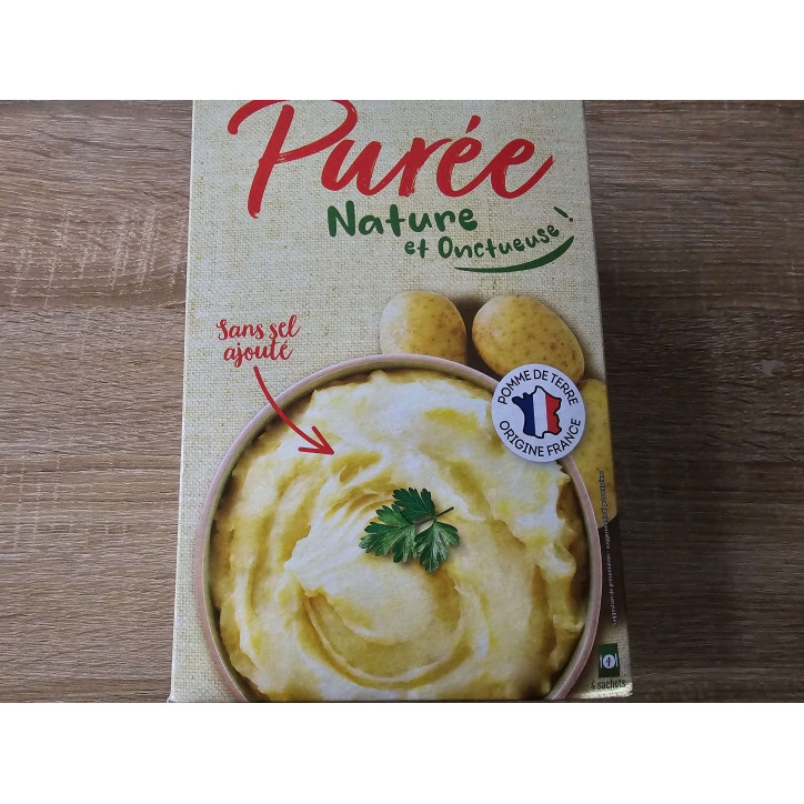 PURÉE DE POMME DE TERRE FRANCE 4 X 125G.