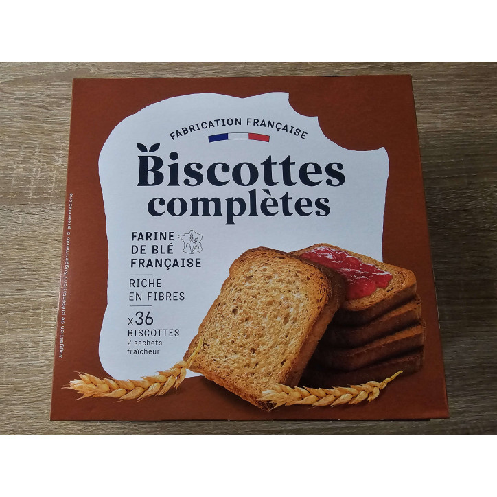 BISCOTTES COMPLÈTES PAQUET 300G