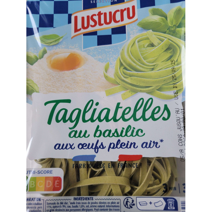 TAGLIATELLES BASILIC 300G