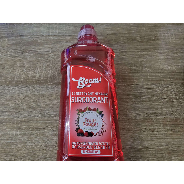 NETTOYANT MENAGER FRUITS ROUGES 1L BOOM