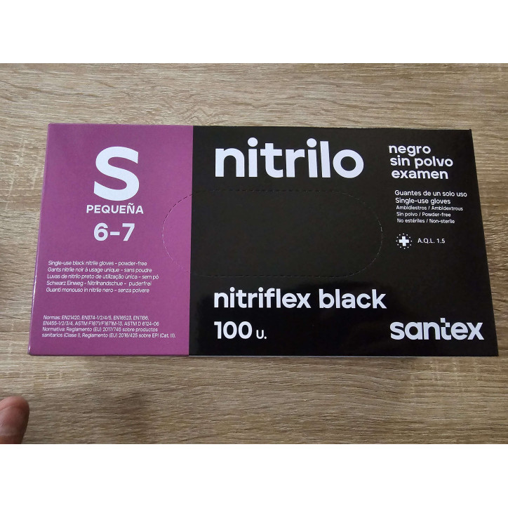 GANTS NITRILE NOIR X 100