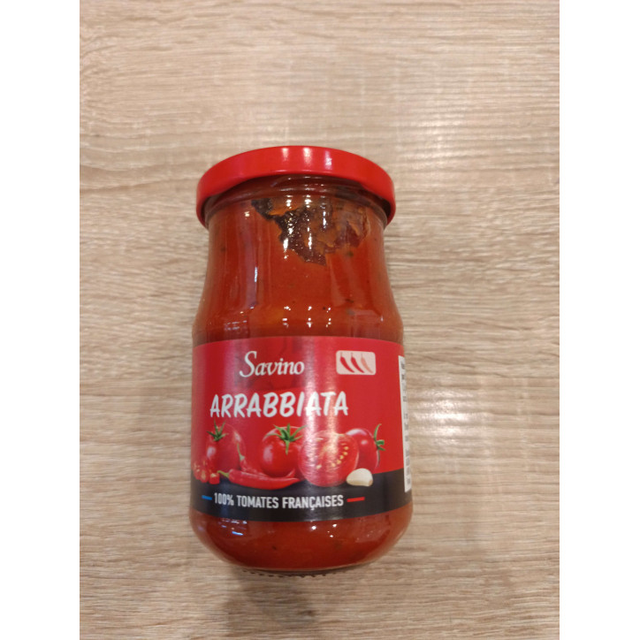 SAUCE ARRABIATA POT 190G SAVINO