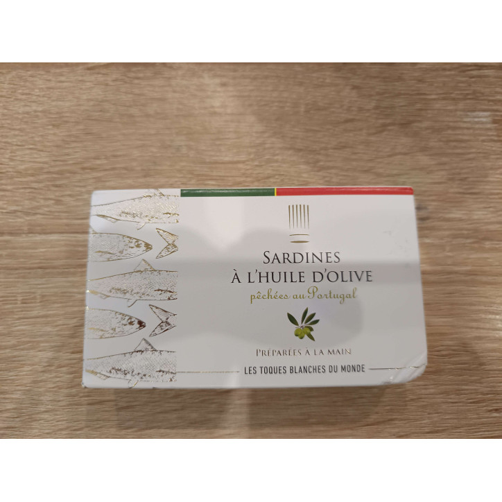 SARDINES A L'HUILE D'OLIVE 120 GRS 