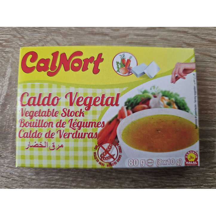 BOUILLON DE LÉGUMES HALAL PAQUET 80G CALNORT