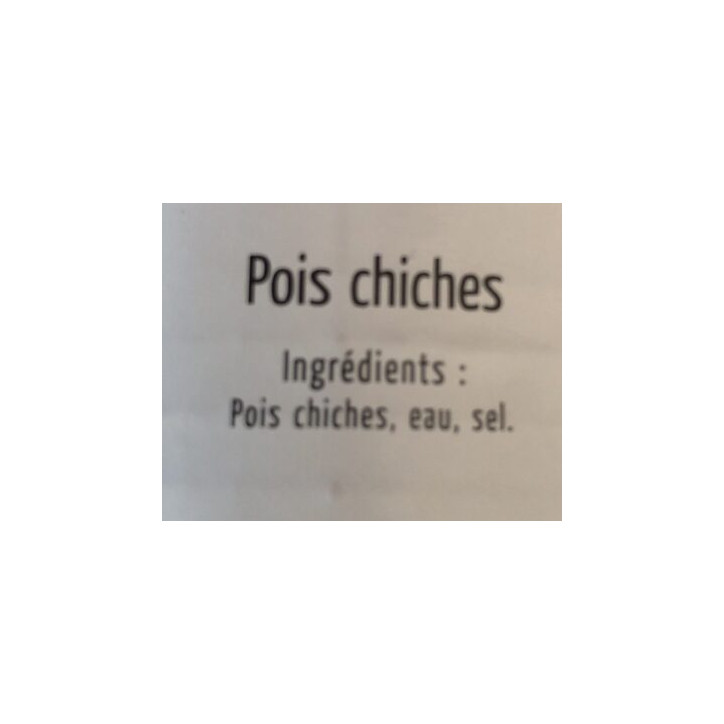 POIS CHICHE 530 GRS 