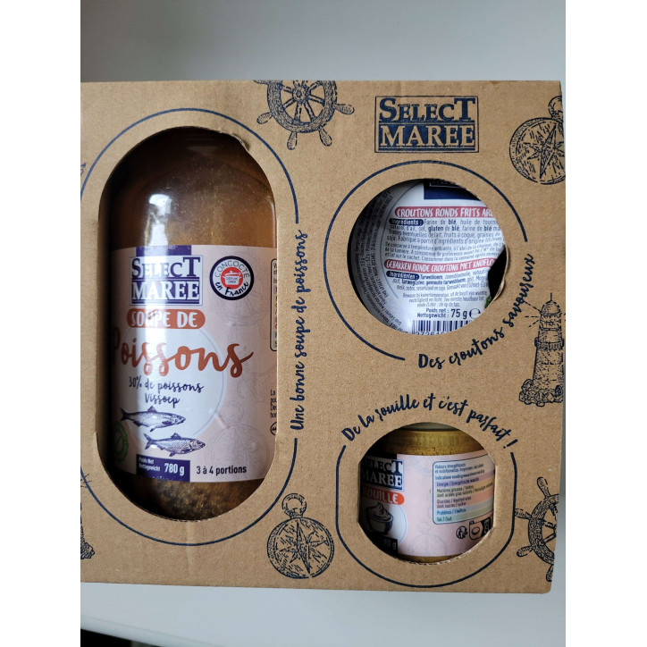 COFFRET SOUPE + ROUILLE + CROUTON 945G