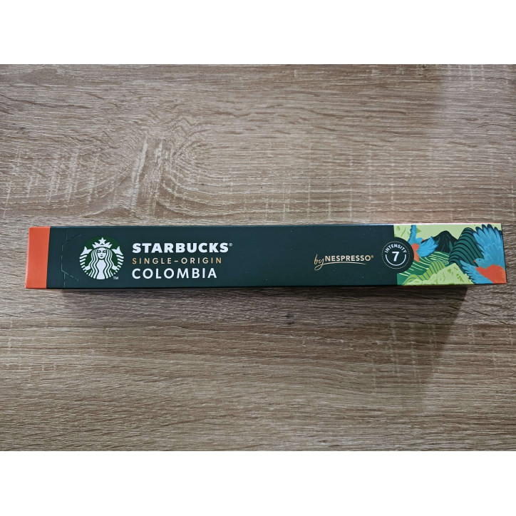 CAFE COLOMBIA STARBUCKS X 10 INTENSITE 7 