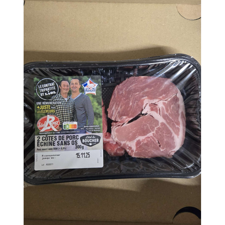 2 COTES ECHINES 300 GRS 