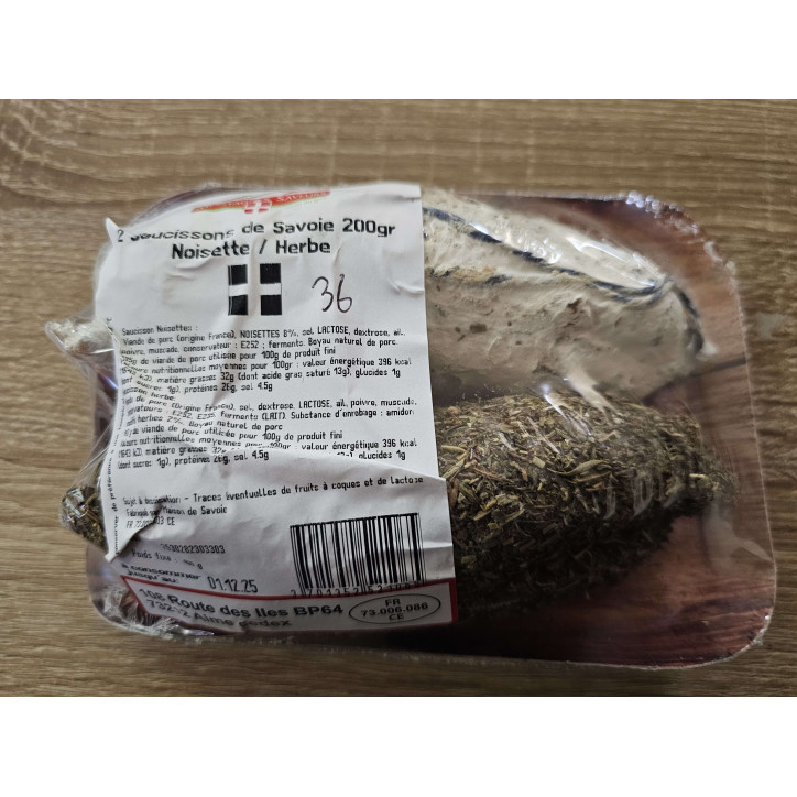 2 SAVOIE NOISETTE / HERBE 400GRS 
