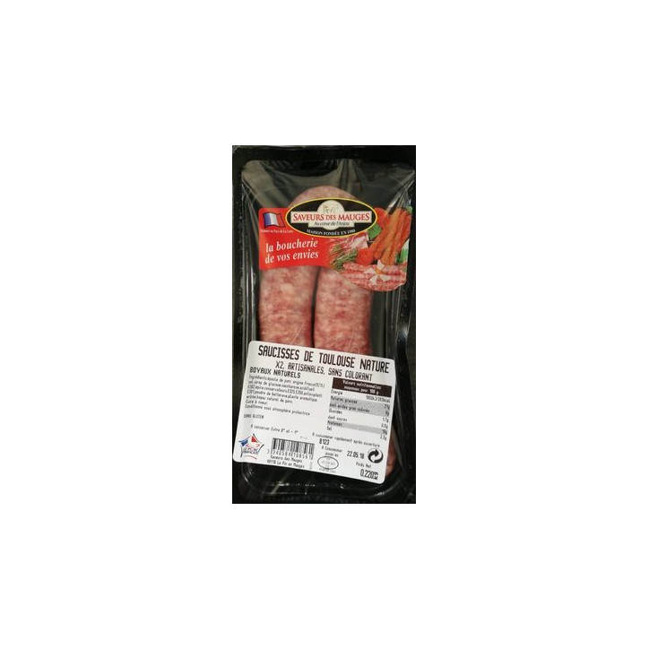 SAUCISSE TOULOUSE 200GR 