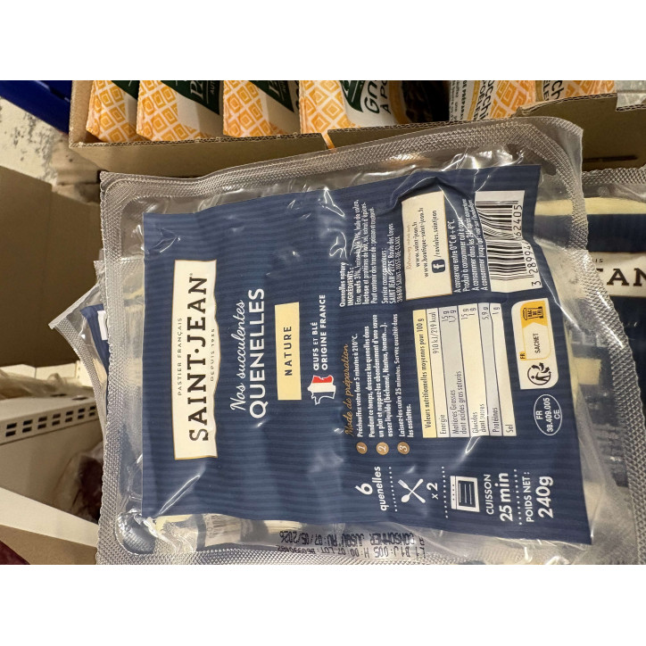 QUENELLES NATURES 240G ST JEAN