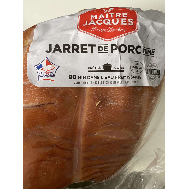 JARRET DE PORC FUMÉ 1KG ENV