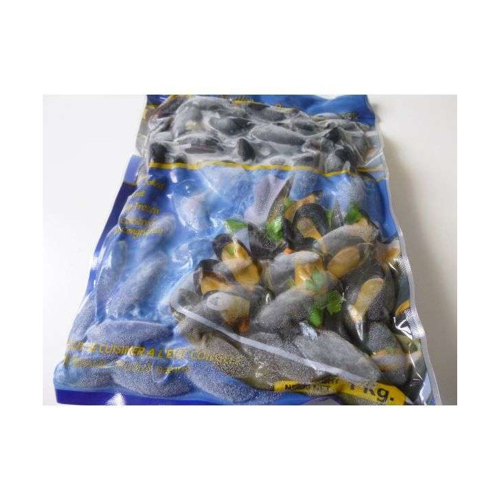 MOULES AVEC COQUILLES 1 KGS